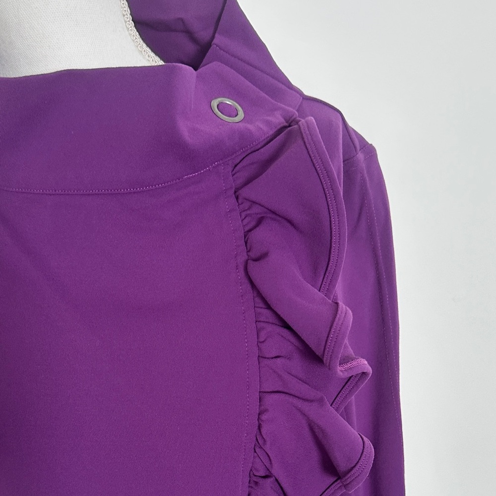 Karma Purple Ruffled Jacket - Picture 3 of 6